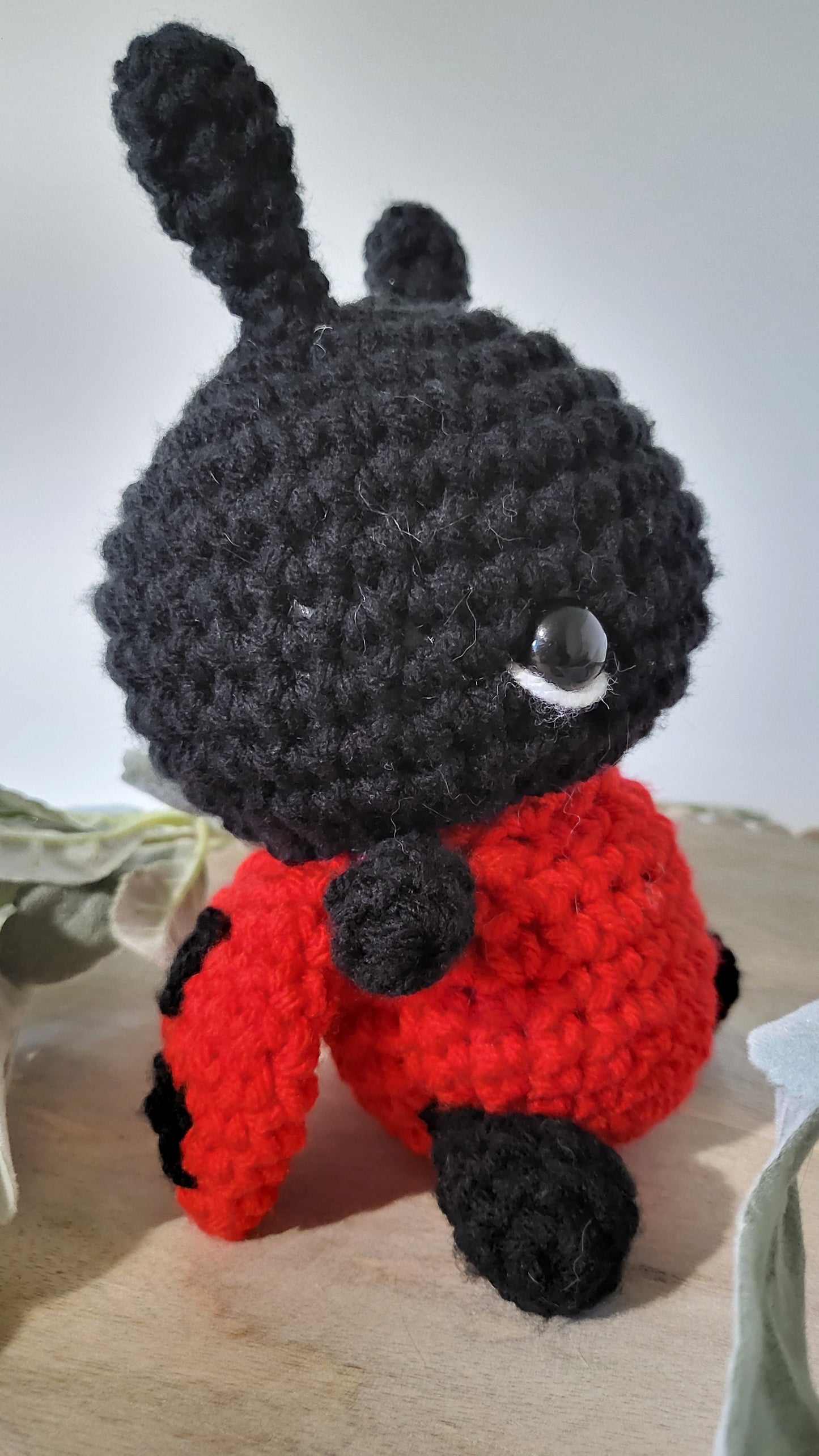 Crochet ladybug